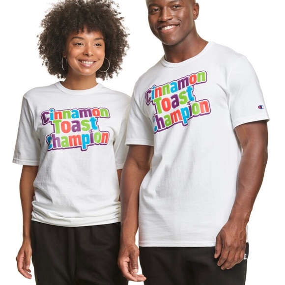 Champion x General Mills Crunch White T-Shirt Men's Size S - Picture 7 of 7